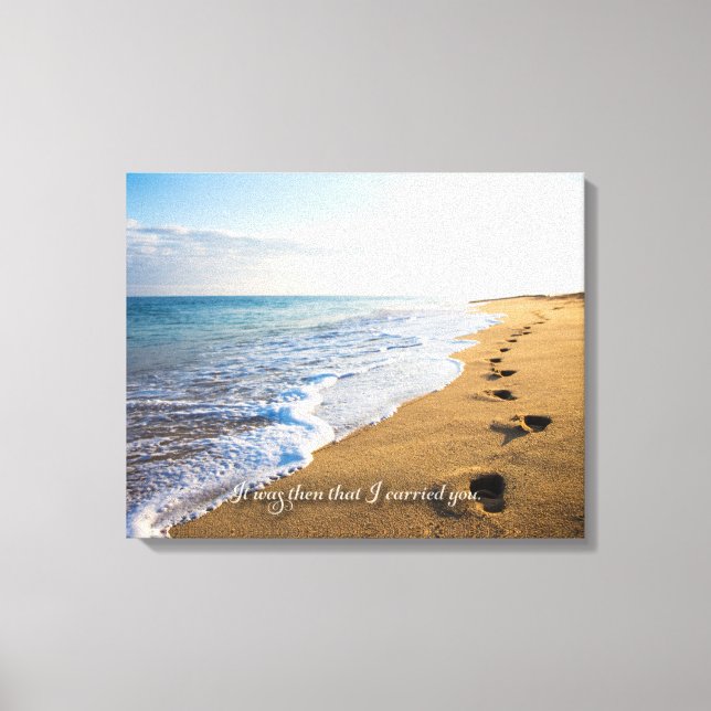 Det var då jag bar med dig. 20 x 16 canvastryck (Framsida)