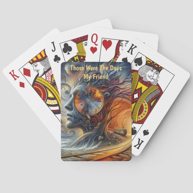 Det var dagarna min vän var casinokort (Baksidan)