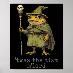 Det Var Den Tism Mlord Roliga Trollkarl Groda Häxa Poster