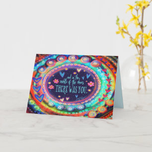 Det var du Valentine Quotes Roligt Whimsical Kort