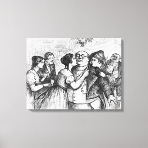 Det var en angenäm sak som ser Herr Pickwick Canvastryck