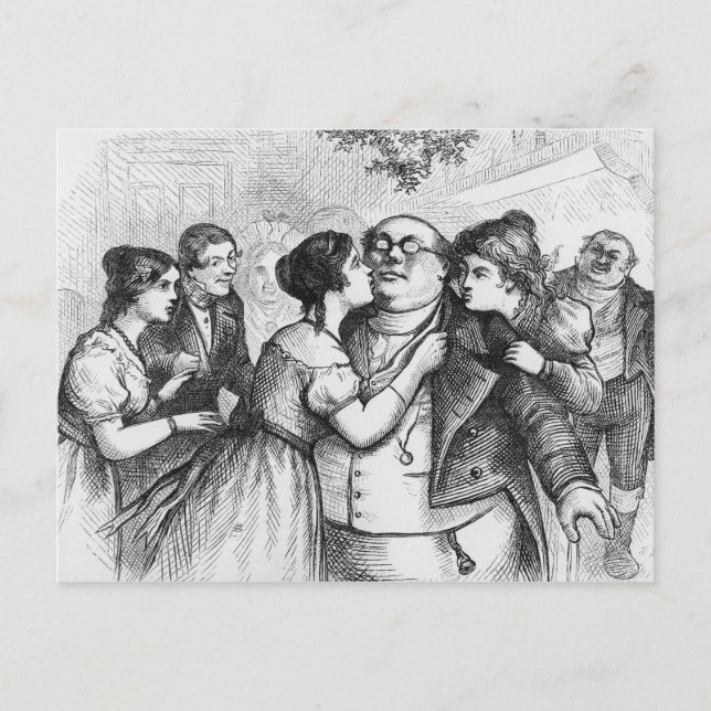 Det var en angenäm sak som ser Herr Pickwick Vykort (Framsida)