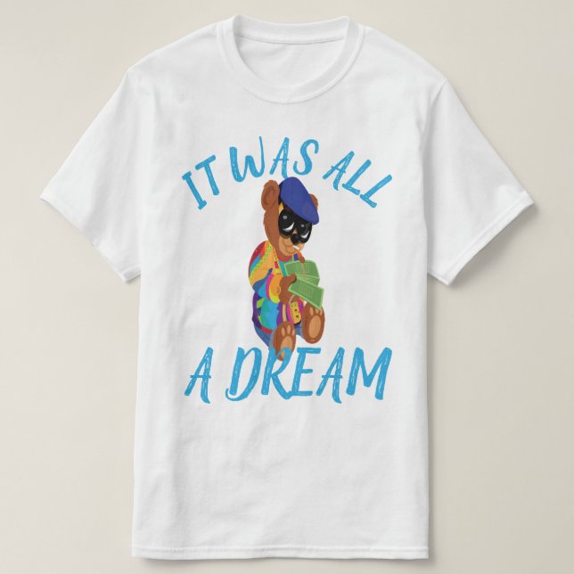 Det var en Dream New York Hip hop-citat T Shirt (Design framsida)
