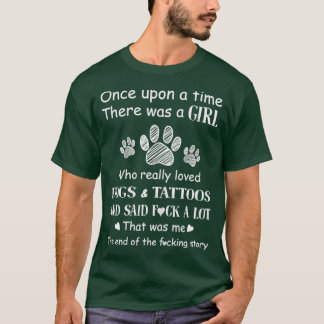 Det var en flicka som Verkligen älskade Hundar Tat T Shirt