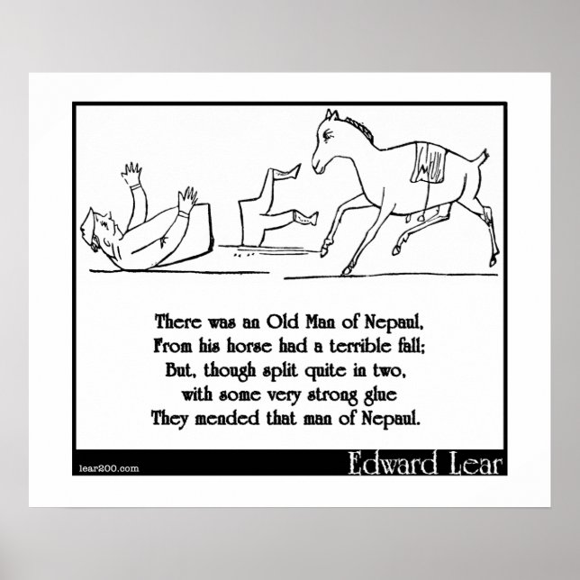 Det var en gammal man från Nepaul Poster (Framsidan)