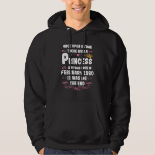 Det var en gång en prinsessa februari 196 hoodie