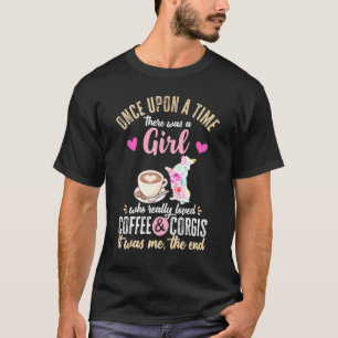 Det Var En Gang En Tjej Som älskade Corgis T Shirt