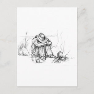 Det var en lång natt.... vykort