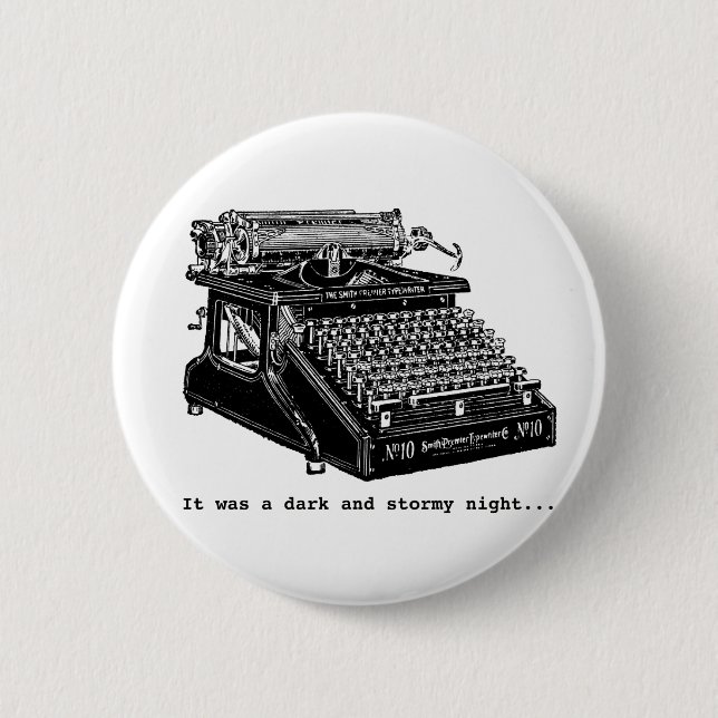 Det var en Mörk och Stormy Night Knapp (Framsida)