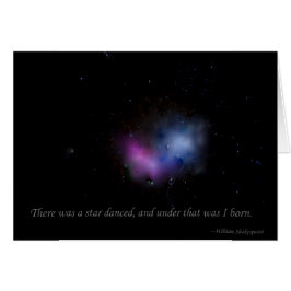 Det var en stjärna dansad hälsningskort