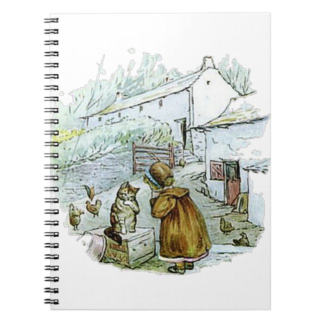 Det var en tjej vid namn Lucie som älskade djur... Anteckningsbok (Framsidan)