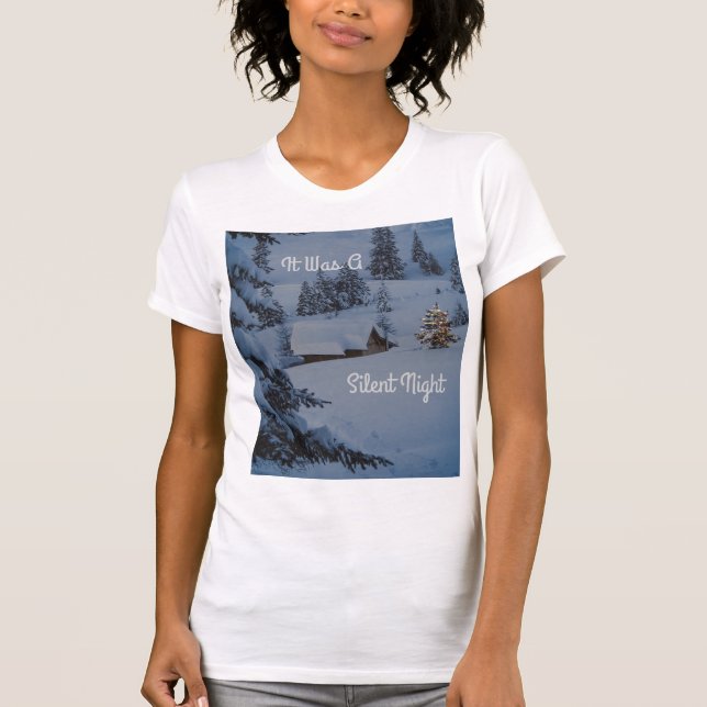 Det var en tyst kväll t shirt (Framsida)