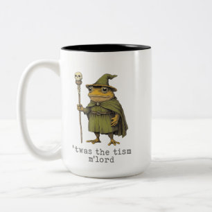 Det var Häxmästare Funny Wizard Groda Häxan, sar Två-Tonad Mugg