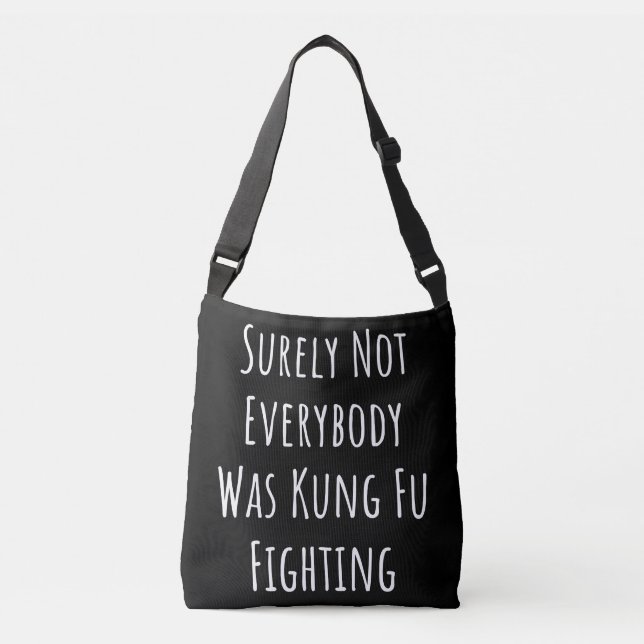 Det var inte alla som kämpade mot Kung fu Axelväska (Framsida)