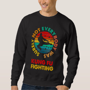 Det var inte alla som kämpade mot kung fu lång ärmad tröja