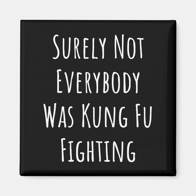 Det var inte alla som kämpade mot Kung fu Magnet (Framsidan)