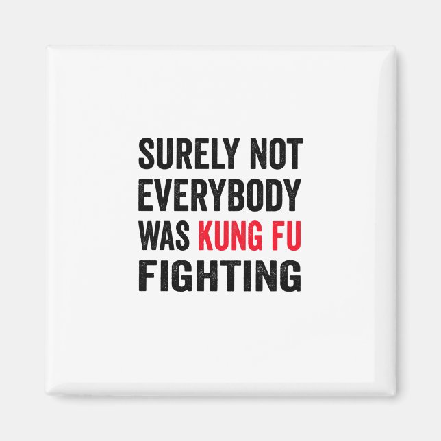 Det var inte alla som kämpade mot Kung fu Magnet (Framsidan)