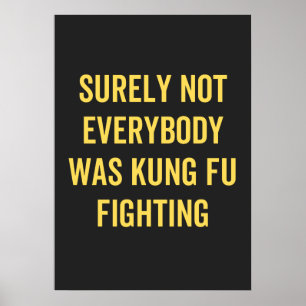 Det var inte alla som kämpade mot Kung fu Poster