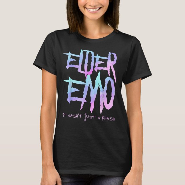 Det var inte bara en fas, det var ju roligt Emo Go T Shirt (Framsida)