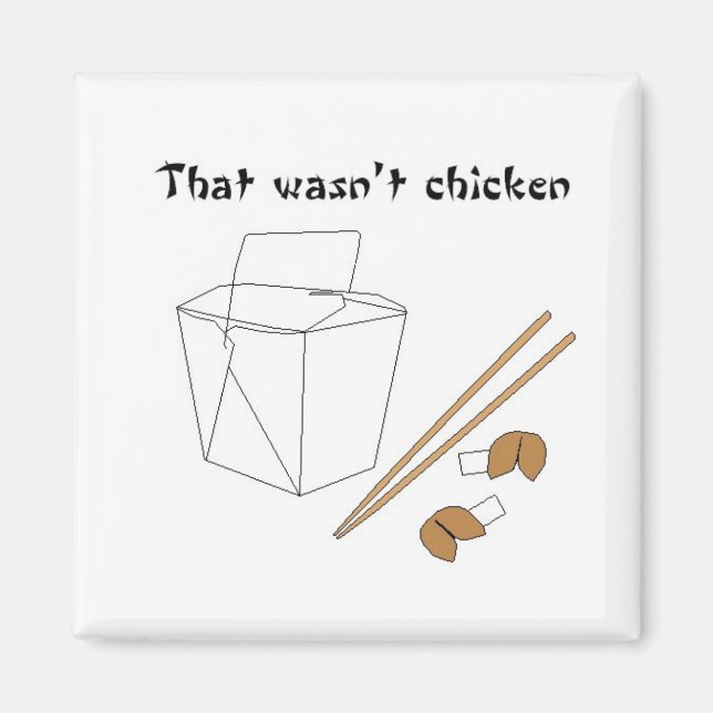 Det var inte kycklingmagnet magnet (Framsidan)