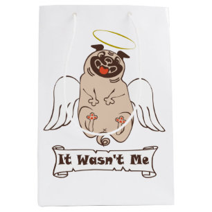 Det var inte min ängel som pug roligt citat