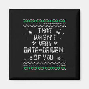 Det var inte särskilt data som drevs av dig på jul magnet