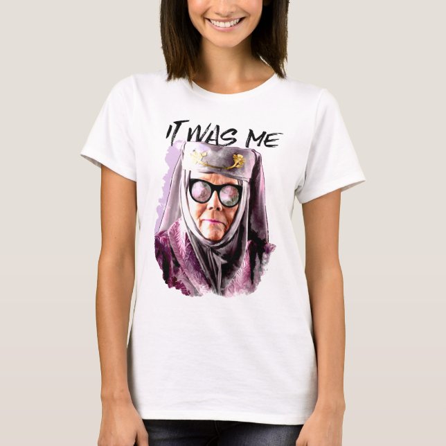 Det Var Jag Roligt Ansikte Mormor T-Shirt (Framsida)