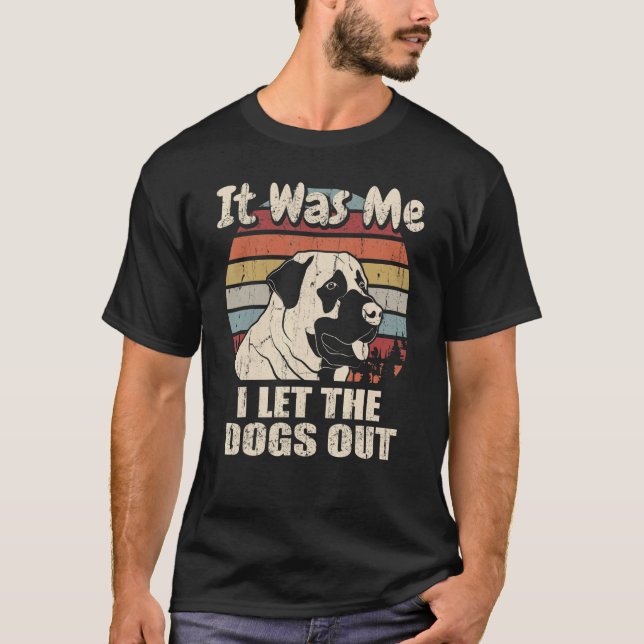 Det var jag som släppte ut Anatoliska Shepherd i H T Shirt (Framsida)