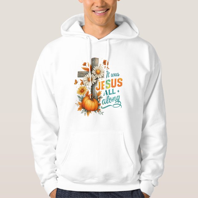 Det var Jesus... Hoodie (Framsida)