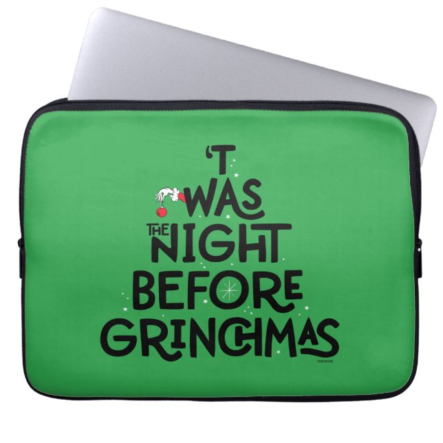 Det var julafton före Grinchmas Laptop Fodral (Framsidan)
