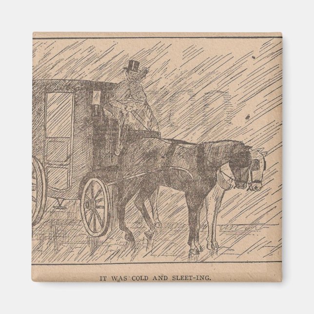 Det var Kall Black Beauty Magnet (Framsidan)