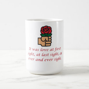 Det var Kärlek på första sidan Kaffemugg