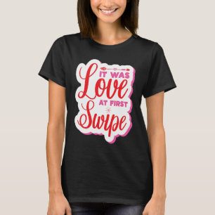 Det var Kärlek vid första svepningen ett par Bröll T Shirt