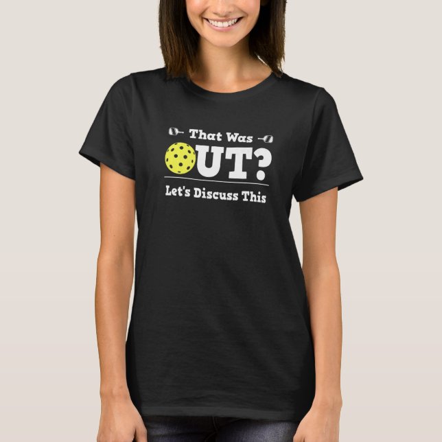 Det var Låt oss att diskutera den här fina Pickleb T Shirt (Framsida)