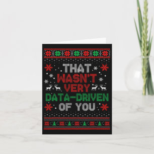 Det var mycket data som drev på dig till jul Julaf Kort