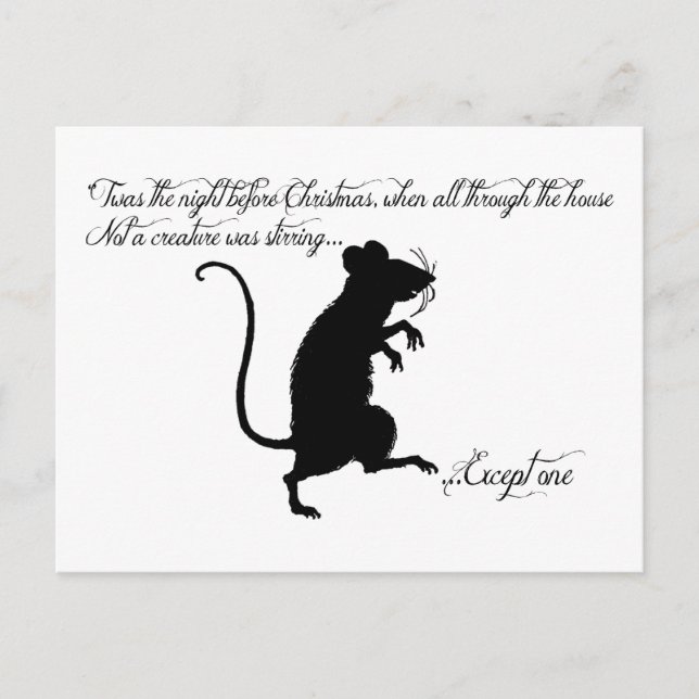 "Det var natten före jul Helg Vykort (Framsida)