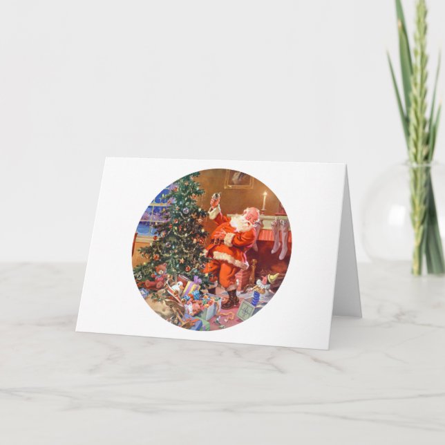 "Det var natten före jul Helgkort (Framsida)