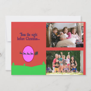 Det var natten före jul julkort