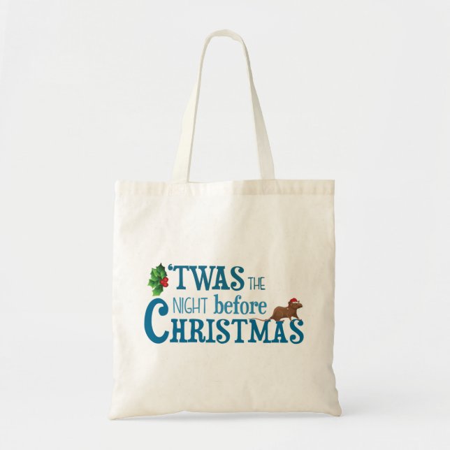 Det var natten före jul tygkasse (Framsidan)
