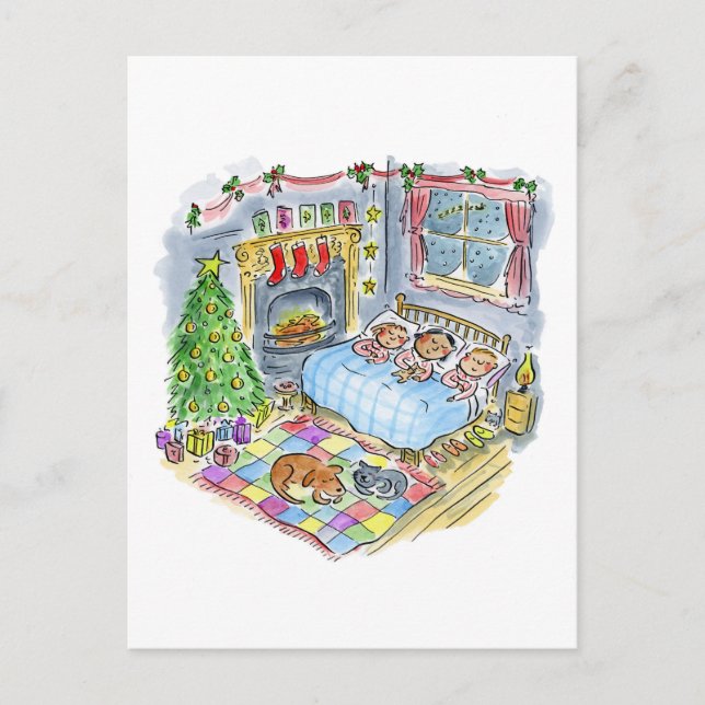 Det var natten före jul vykort (Framsida)