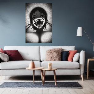 Det var roligt att skratta. AI Art Poster