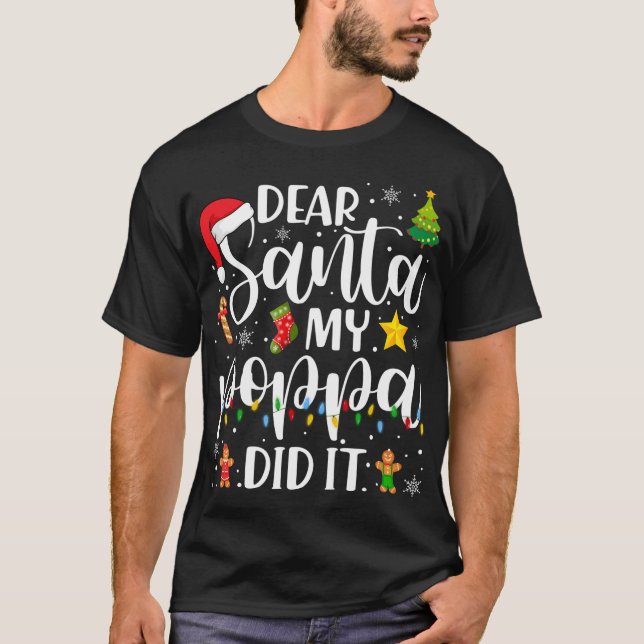 Det var roligt, kära Santa My Poppa.. T Shirt (Framsida)