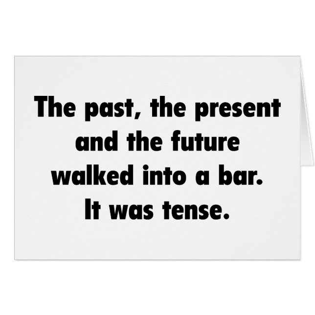 Det var spänt hälsningskort (Framsidan Horizontal)