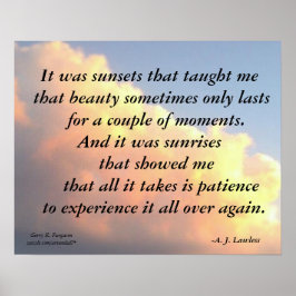 DET VAR SUNSET LAWLESS POSTER