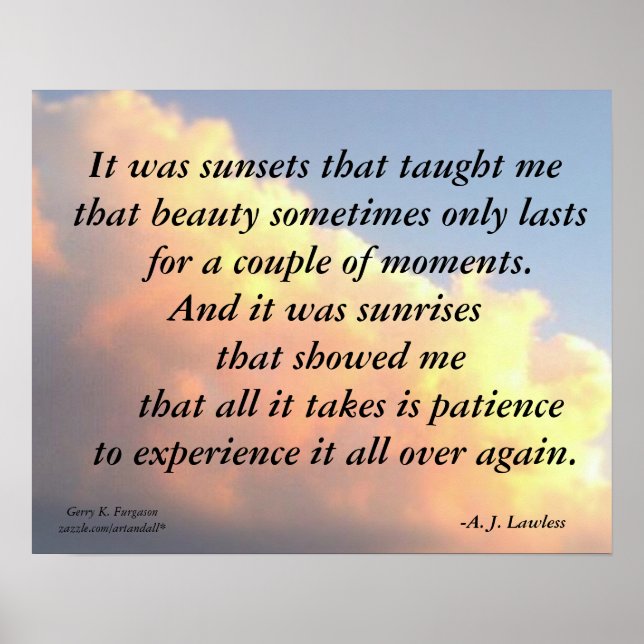 DET VAR SUNSET LAWLESS POSTER (Framsidan)