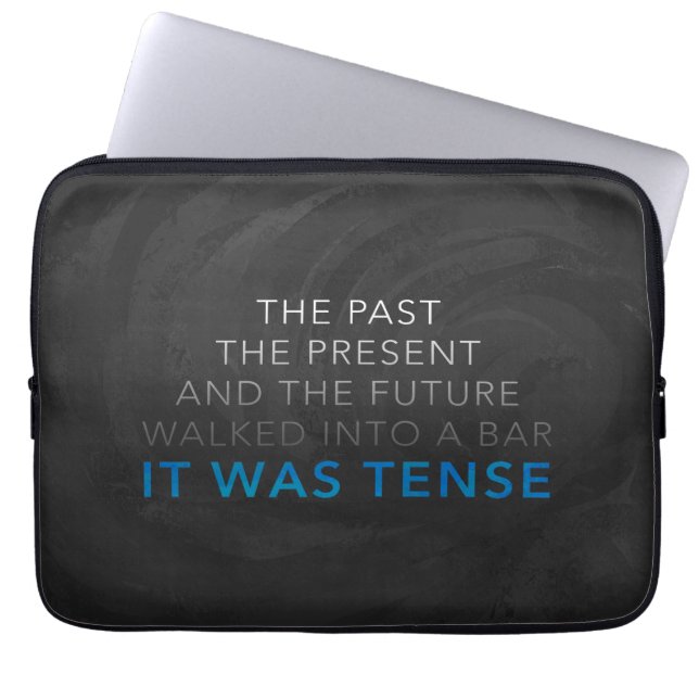 Det var Tense Laptop Sleeve (Framsidan)