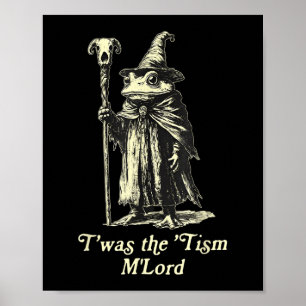 Det var Tism Mlord Funny Frog-guiden Meme Autism Poster