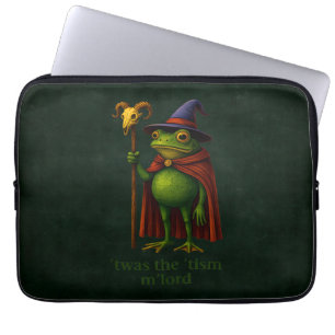 Det var 'Tismen M'Lord Groda Meme Autism Acceptans Laptop Fodral
