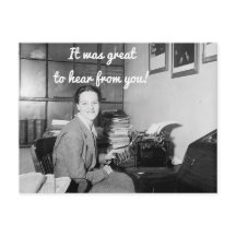 Det var Underbart att höra från ditt vykort