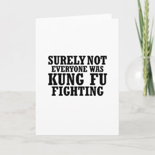 Det var väl inte alla som kämpade med Kung fu på e Helgkort